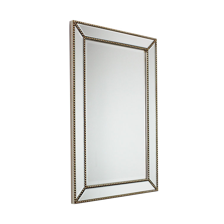Everly Quinn Clous Rectangle Glass Wall Mirror Wayfair